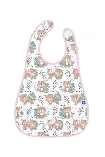 Kikka Boo Baveta Kikkaboo impermeabila cu buzunar Savanna Pink