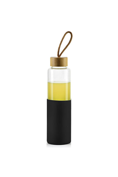 shumee Glass water bottle with silicone sleeve 600 ml