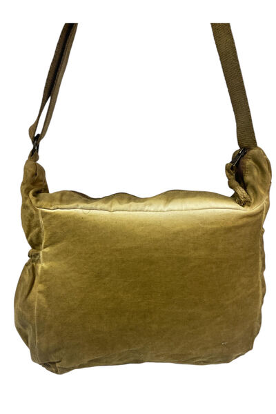 Old Cotton Quality Vintage Antique Casual Travel School Messenger Bag 28 cm X 26 cm