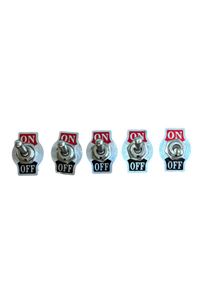YGT ON-OFF Aç Kapa Anahtar Metal Switch 5 Adet Fiyatıdır