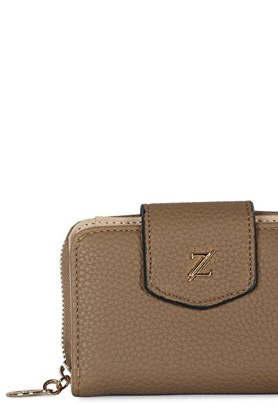 Zühre Zippered Mink Mini Wallet Zc023