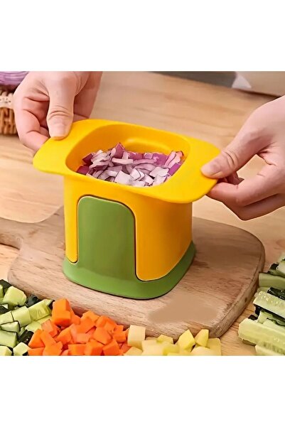 Kiesa Practical Vegetable Chopper and Slicer Cutter, Manual Blade Vegetable Slicer, Cube Chopping Apparatus