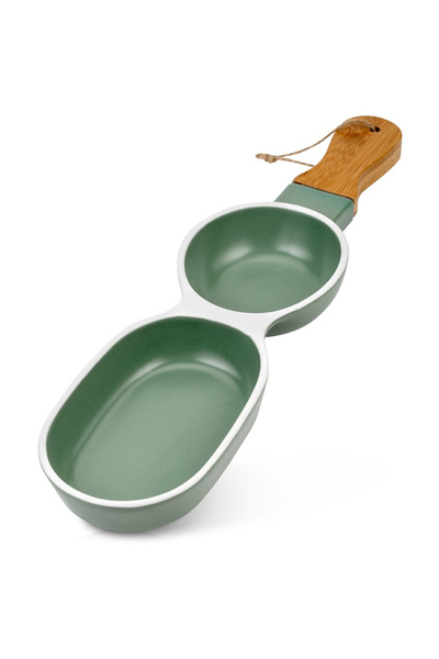 shumee TERRESTRIAL porcelain snack plate 39x10 cm