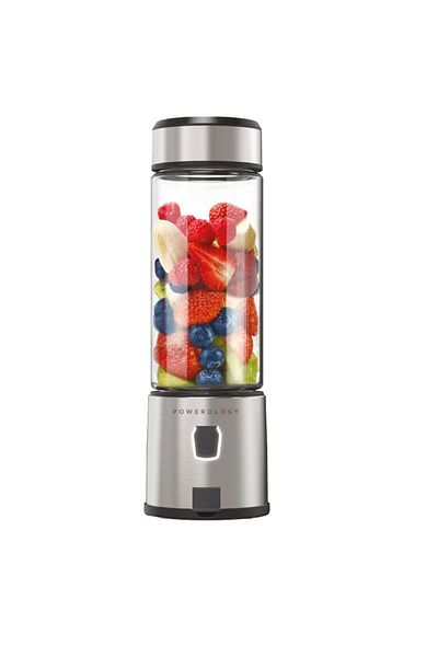 Powerology Portable Blender Juicer 450mL 126W, High-Powered Portable Juicer suitable for Gym, Work