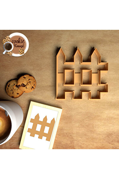 CookieKonsept مجموعة قوالب استحمام الطفل، سياج المزرعة - متوافقة مع الكعك وال...