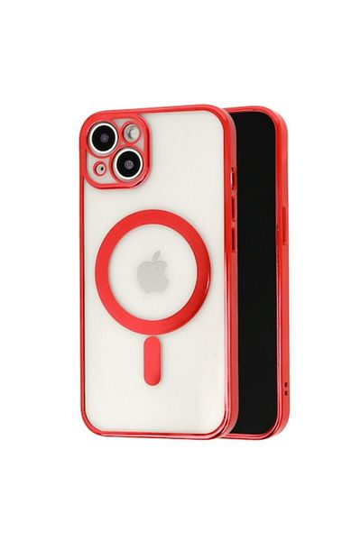 SOHO Husa MagSafe pentru Apple iPhone 13, Full Cover, Protectie camera, Margini colorate Electroplating,