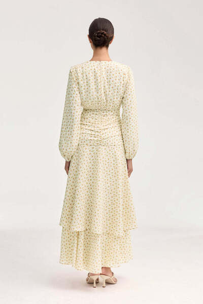 Aysan Moda Peri Model Desenli Elbise