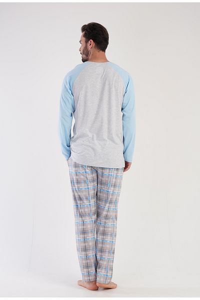Vienetta Secret Vienetta Change Cotton Pajamas Grey