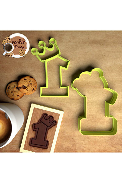 CookieKonsept مجموعة قوالب استحمام الطفل مكونة من 1 تاج - متوافقة مع البسكويت...