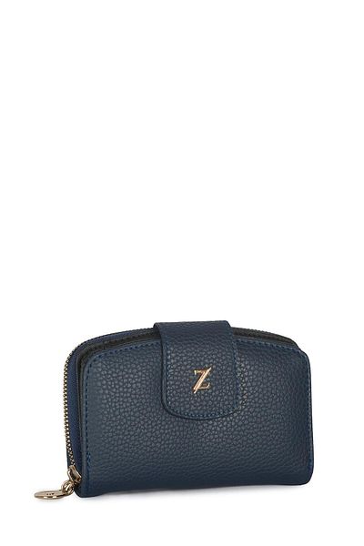 Zühre Navy Blue Mini Wallet Zc022