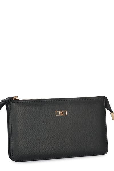 Zühre Black Wallet with Bracelet Detail Zc021