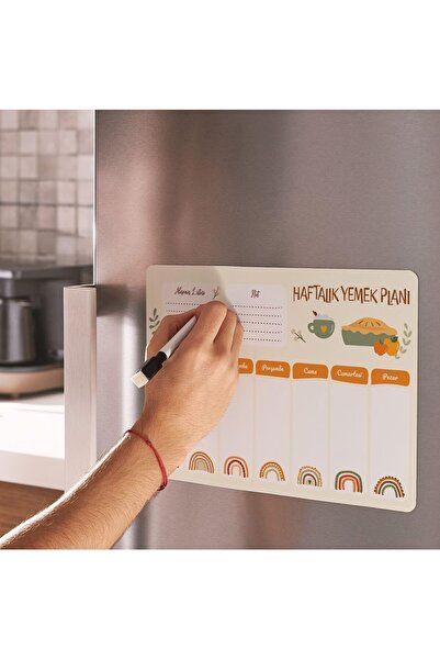 Hype Store Haftalık Yemek Planlayıcı Buzdolabı Magneti
