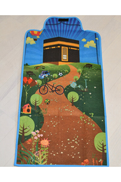 Bilenler Foldable Prayer Rug for Children – Design That Can Be a Bag + Portable Hanger