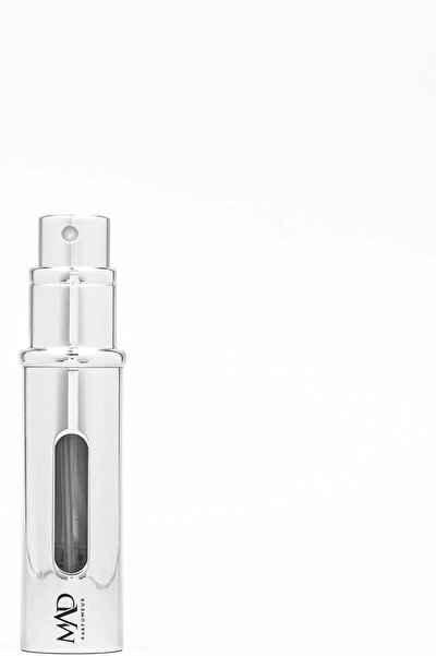 Genel Markalar Mad Doldurulabilir 5 ml Silver Cep Parfüm Şişesi Gümüş Renkli, Kompakt ve Taşınabilir Parfüm Kabı