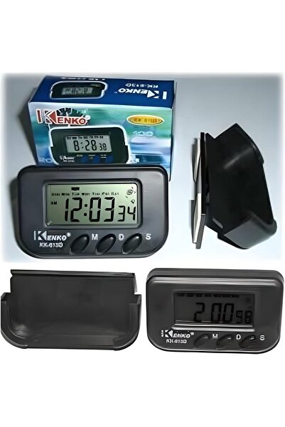 Hype Store Kenko KK-613D Dijital Küçük Masa-Araba Saati-Alarm-Kronometre