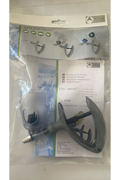 Henke Otomatik Enjektör 2 ml Şişe Adabtörlü (HSW ECO_MATIC)Henke- Alman Malı