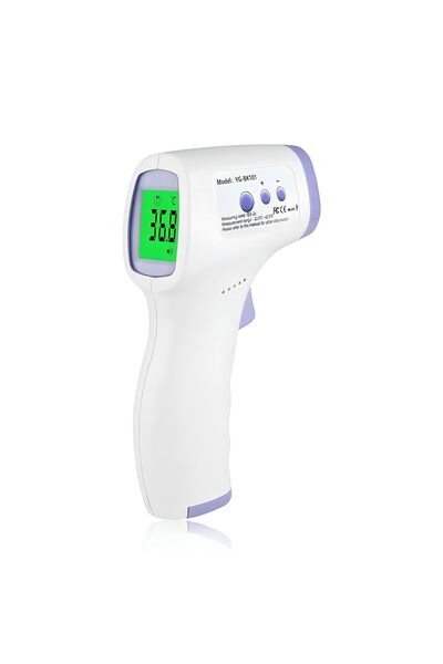 Genel Markalar AEE® Dijital Temassız Ateş Ölçer Termometre Tabanca Model Hafızalı Pilli Bebek Çocuk Kedi Köpek Orta