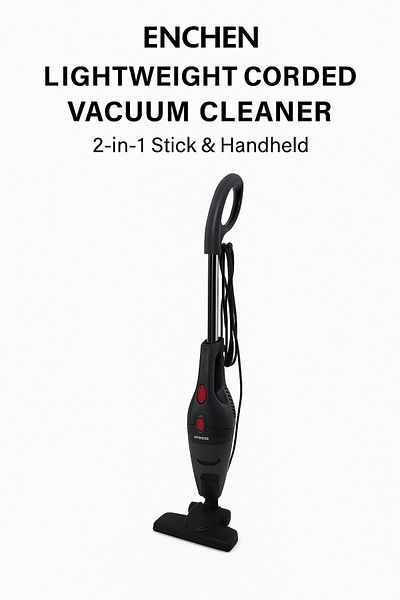 TSUMAB ENCHEN Lightweight Corded Vacuum Cleaner – 2-in-1 Stick & Handheld