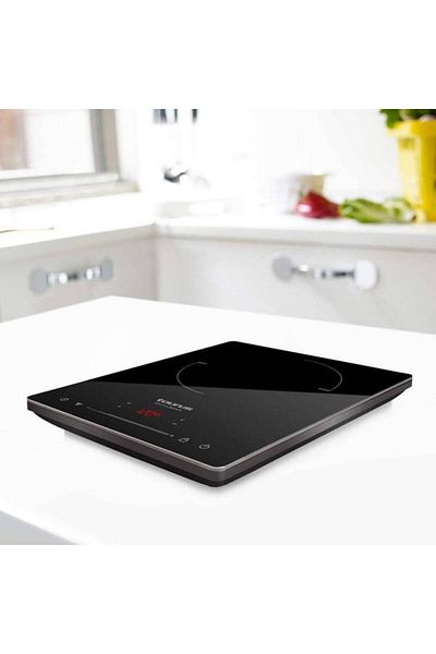 Taurus Induction Hob DARKFIRE, 2000 W, adjustable temperature 60ºC to 240ºC, 3-hour Timer (Black)
