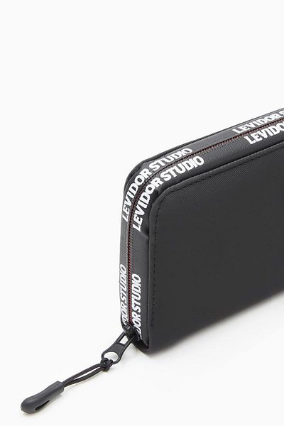 AYK'S Portofel de damă din material textil negru Levidor 920004