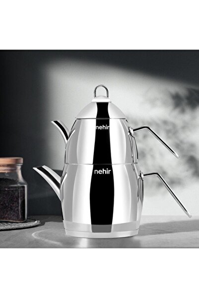 Hype Store Florina Medium Size Stainless Steel 1.00-1.50Lt. Teapot Set