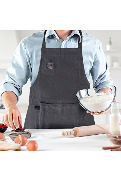 shumee Cotton kitchen apron with ties