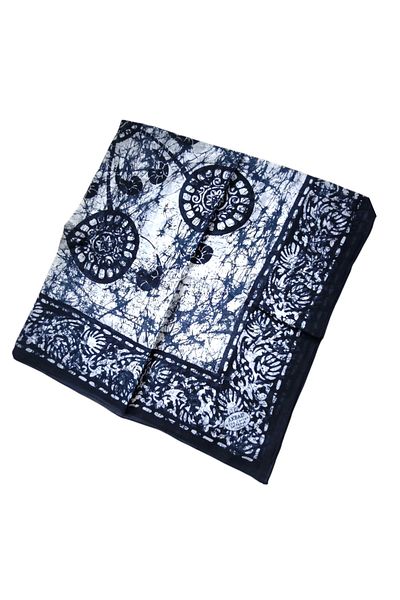 AkbalYazma Pure Cotton Writing Navy Blue