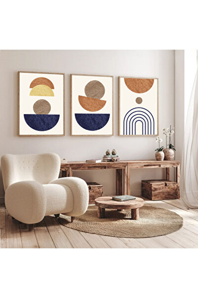 Dekorsiahome Σετ τραπεζιού κουζίνας σαλονιού 3 τεμαχίων με ξύλινο σκελετό SET...