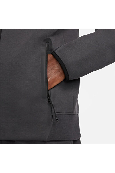 Nike Φούτερ με κουκούλα Bluza M Tech Fleece Fz Wr Ανθρακί/Μαύρο M M INTL
