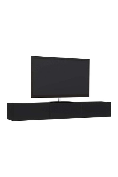 haaus Comfortable Elba TV, Black, 180 x 30 x 25 cm