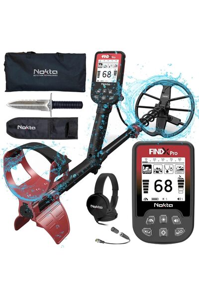 Hype Store Nokta FINDX PRO Yetişkinler için Metal Dedektörü, Altın için Profe...