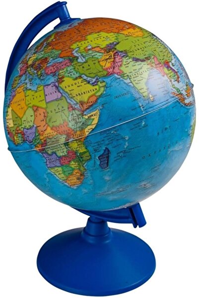 Hepta Collection Lrs Store Unlit Political World Globe 30 cm Diameter Largest Size Earth Globe Educational Map, Blue