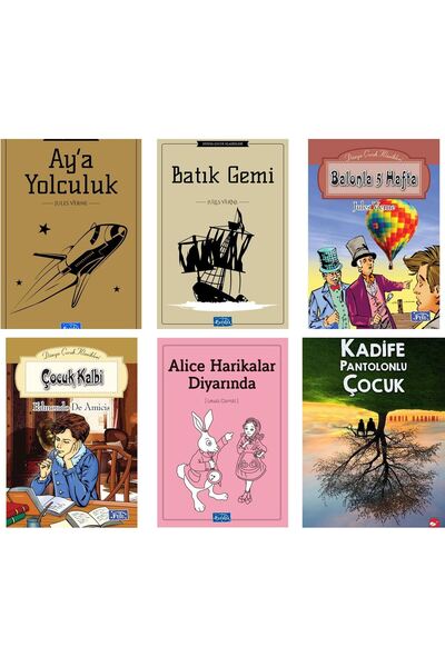 Beyaz Balina Yayınları Kadife Patolonlu Çoçuk 6 Kitap Okuma Seti Ortaokul Düzeyi
