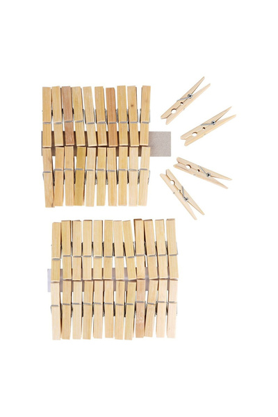 ultra clean Bamboo clothespins 48 pcs.