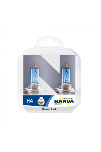 Narva Σετ 2 Becuri Far H4 60/55W 12V Ισχύς Λευκό