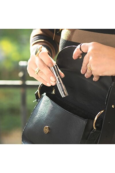 Genel Markalar Mad Doldurulabilir 5 ml Silver Cep Parfüm Şişesi Gümüş Renkli, Kompakt ve Taşınabilir Parfüm Kabı