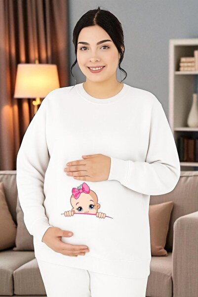 DM DOLCE MORE BASKILI HAMİLE СУИТШЪРТ