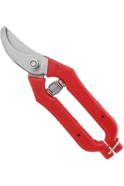 ZUBİZUBİ Telvesse Gösen Citrus Grape Vine Pruning Shears Curved Tip 18.5 cm Red
