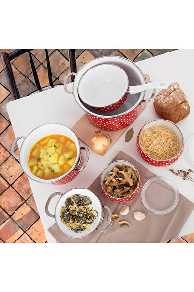 shumee TECKA enameled pot 22 cm, 4 l