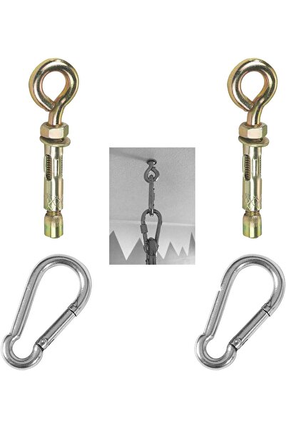 Hype Store 2'li Salıncak Hamak Box Torbası Tavan Asma Aparatı Salıncağı Çelik...