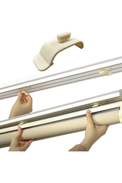 Hype Store Pratik Stor Perde Kornişe Takma Aparatı Küçük Boy Kaliteli 10 Adet