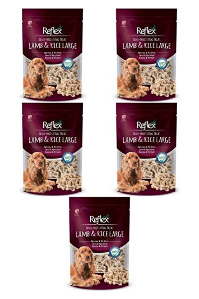 Reflex Kuzulu Ve Pirinçli Yarı Yumuşak Köpek Ödül Maması 150gr - 5 Adet
