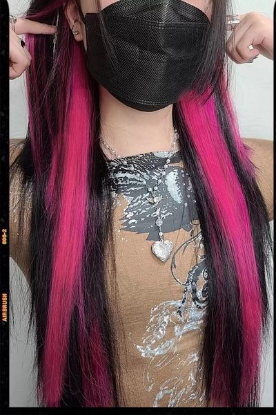 Mutenaura Side Snap Hairpiece - Silvery - Non-Silver - Ombre - Wavy - Straight - 50 cm