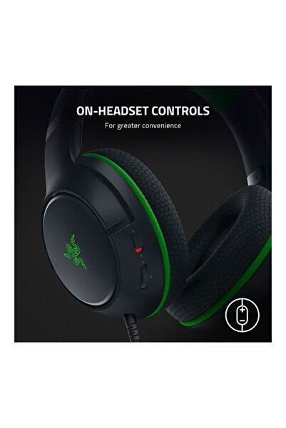 RAZER Kaira X Wired Gaming Headphones for Xbox Series X|S, PC, Mac, Switch & Mobile – Black