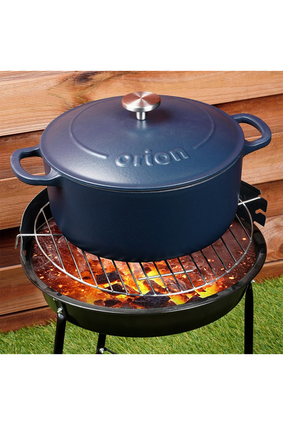 shumee LITINA enameled cast iron pot with lid 26 cm, 5.2 l