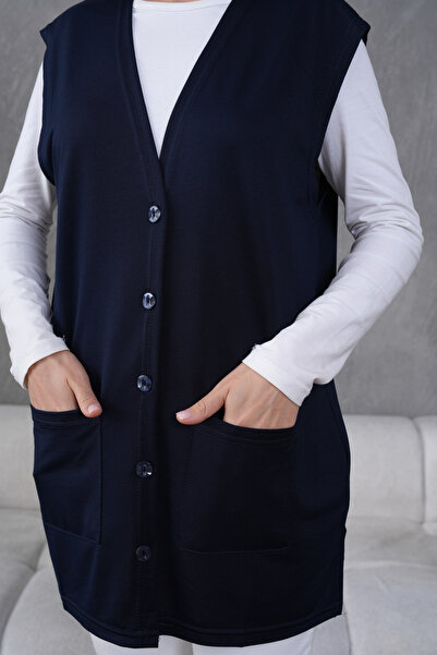 Lamierra Kadın Anne Ince Penye Mevsimlik Yelek