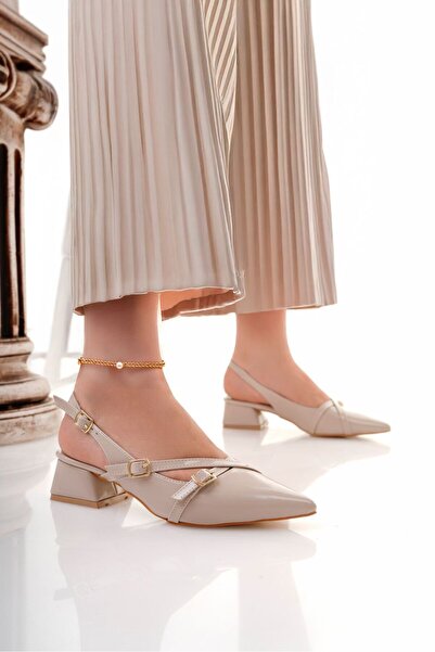 Quzu Жіночі кросівки з перехресними ремінцями на низьких підборах 3 см