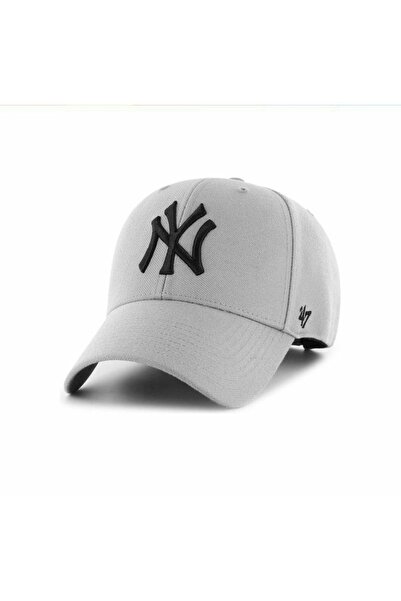 caxis Γκρι NY Sports Hat Unisex Ρυθμιζόμενο με Velcro στην πλάτη