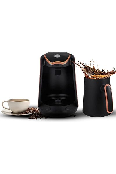 Biki Turkish Coffee Maker CM7323 - 600W, 300ml, Anti-Burn Handle