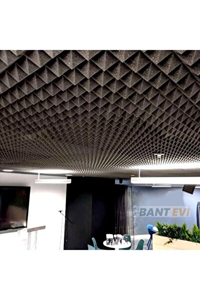 Genel Markalar Bant Evi Piramit Sünger 100x100cm Yapışkanlı Akustik Ses Yalıtım Süngeri 40mm